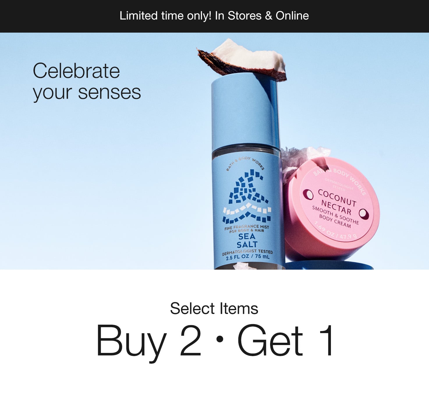 Select Item, Buy 2 Get 1 Free