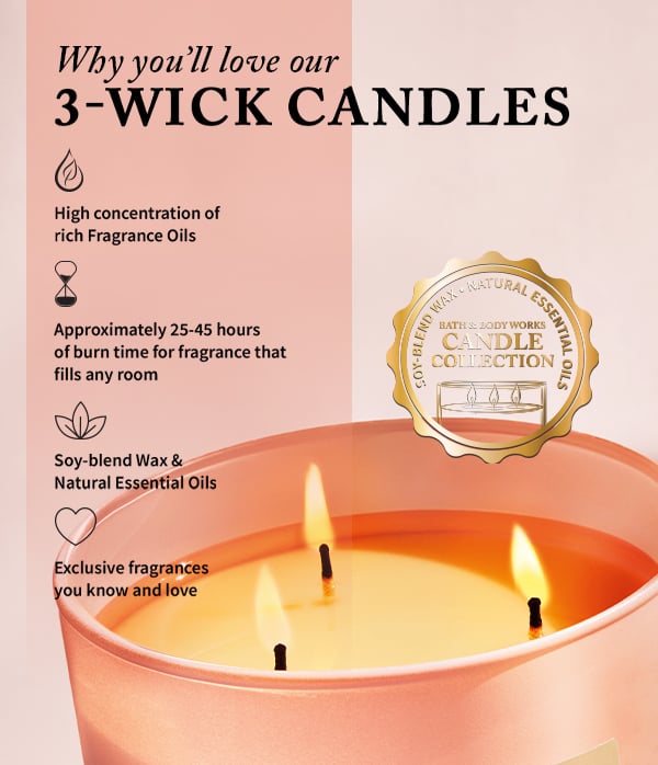 World's Best 3-Wick Candles | Bath & Body Works Indonesia