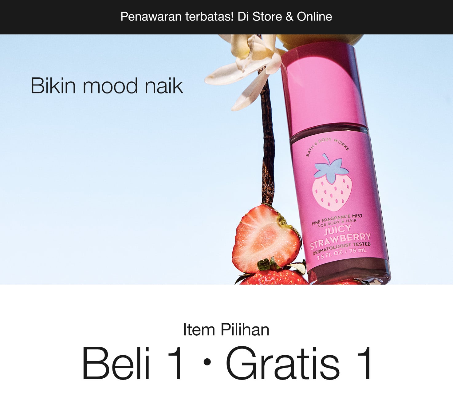 Select Items, Buy 1 Get 1 Free
