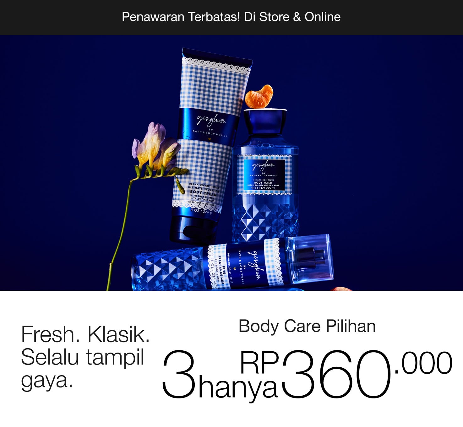 Select Body Care, Buy 3 for Rp 360.000
